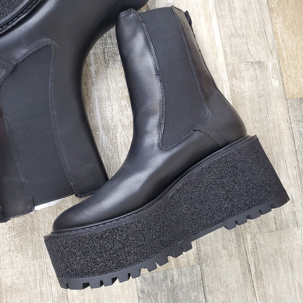Circus NY by Sam Edelman Susan Womens Chelsea Boots Sz 9 M Wedge Platform Boot - Picture 5 of 12